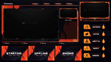 free twitch overlays|free full stream overlay package.